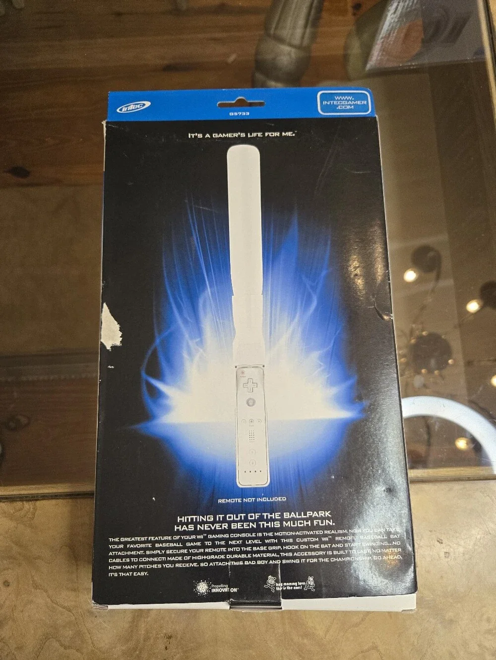 White Baseball Bat Bundle for Wii Remote